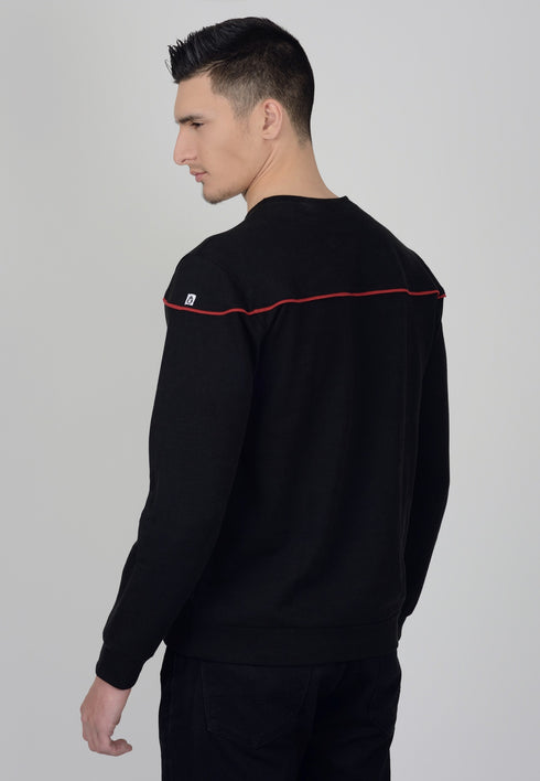 Waffle Knit Sweatshirt